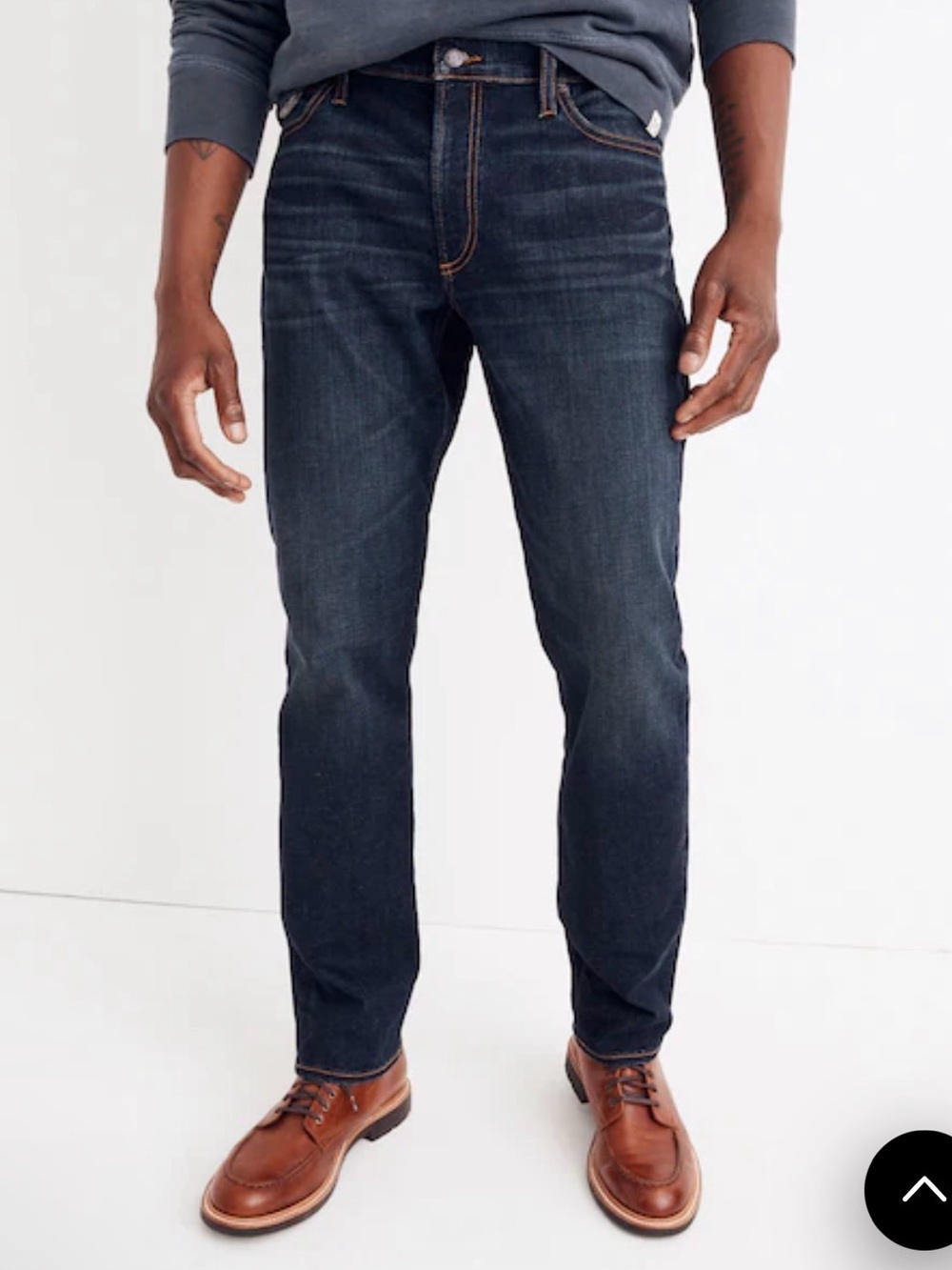 Madewell Straight Jeans in Brenford Wash